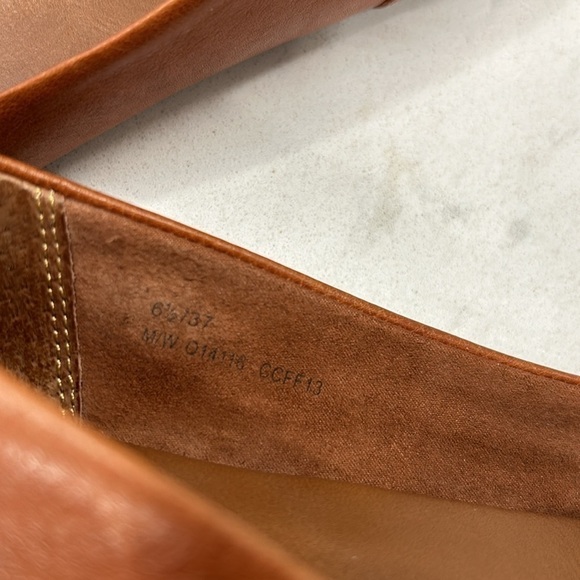 Korks Kork-Ease Cognac Brown Leather Studded ‘Anabel’ Slip On Flats 6.5 / 37 - Picture 10 of 16